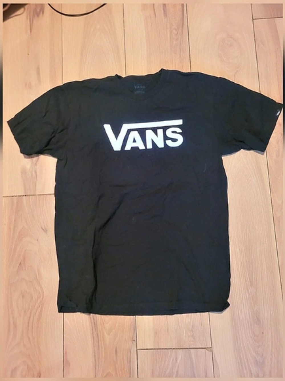 Vans Classic T-Shirt Logo T-Shirt in Black Size Medium